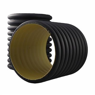 HDPE dvigubas sieninis gofruotas vamzdis